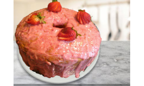 Strawberry Pound Cake